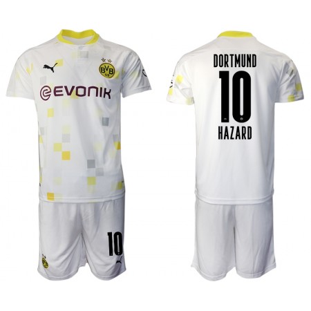 Billiga Fotbollströjor Borussia Dortmund Thorgan Hazard 10 Barn Tredje tröja 2020/21 Kortärmad